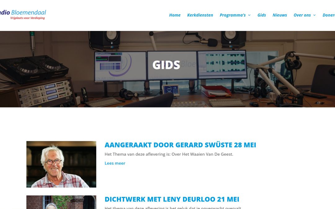 website nog completer